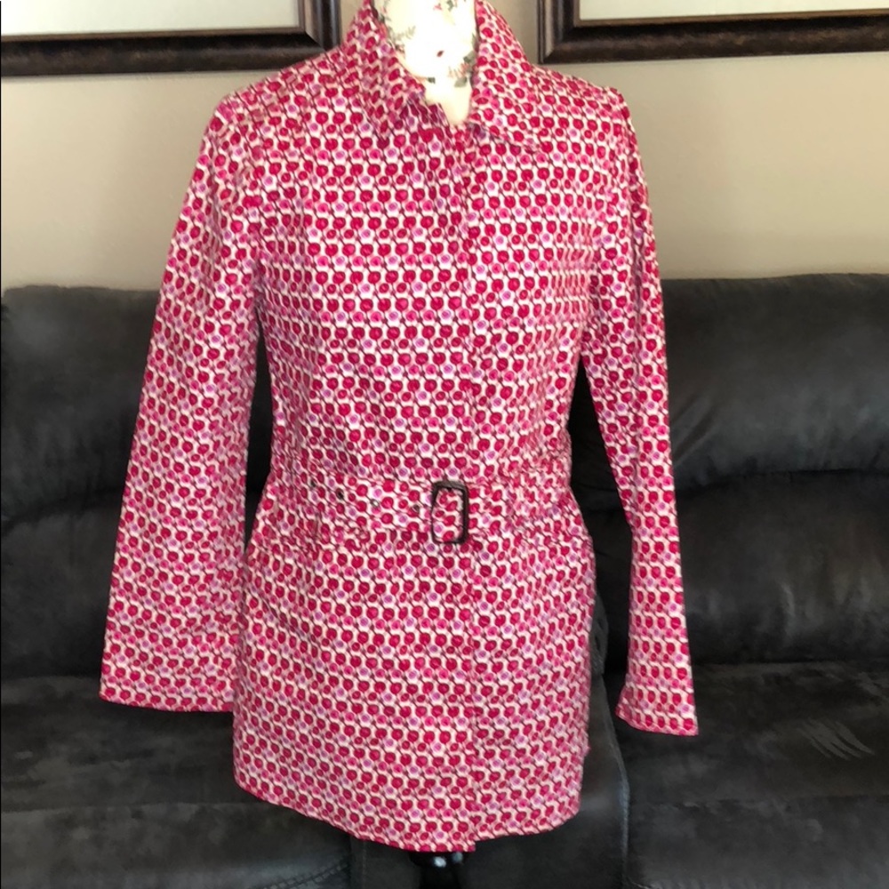 🧥 Gap Trench Coat Size Med Beautiful Pattern 💝